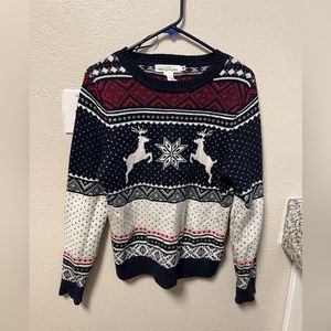 Reindeer holiday sweater